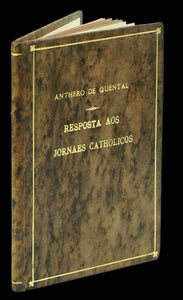 RESPOSTA AOS JORNAIS CATÓLICOS Livro Loja da In-Libris   