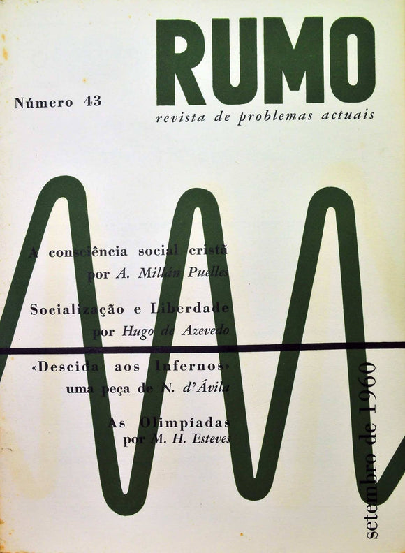 Livro - RUMO (nº 43 De Setembro De 1960)