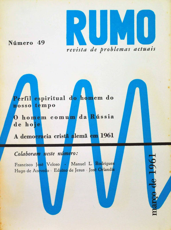Livro - RUMO (nº 49 De Março De 1961)