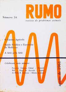 Livro - RUMO (nº 54 De Agosto De 1961)