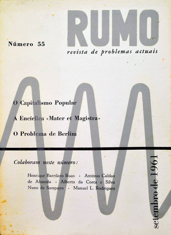 Livro - RUMO (nº 55 De Setembro De 1961)