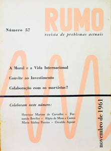 Livro - RUMO (nº 57 De Novembro De 1961)