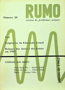 Livro - RUMO (nº 59 De Janeiro De 1962)