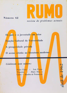 Livro - RUMO (nº 62 De Abril De 1962)