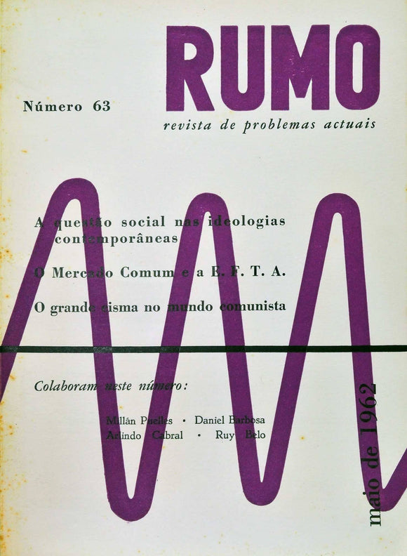 Livro - RUMO (nº 63 De Maio De 1962)