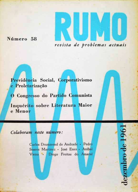 Livro - RUMO (nº 68 De Outubro De 1962)