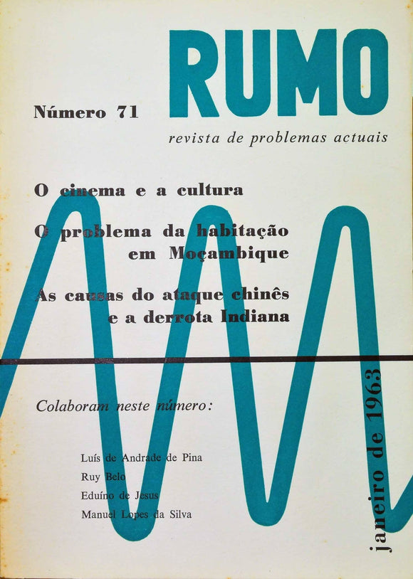 Livro - RUMO (nº 71 De Janeiro De 1963)
