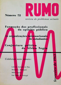 Livro - RUMO (nº 72 De Fevereiro De 1963)