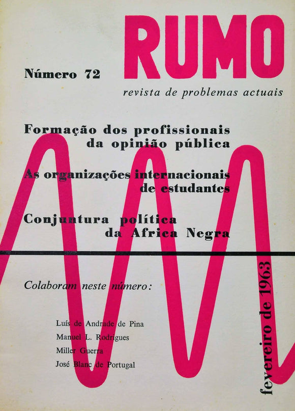 Livro - RUMO (nº 72 De Fevereiro De 1963)