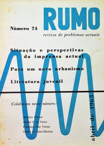 Livro - RUMO (nº 74 De Abril De 1963)