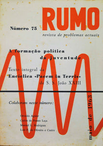 Livro - RUMO (nº 75 De Maio De 1963)