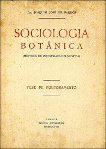 Livro - SOCIOLOGIA BOTÂNICA