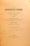 Livro - UN CONTINENT PERDU Ou L’ESCLAVAGE ET LA TRAITE EN AFRIQUE (1875)