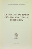 Livro - VOCABULARIO DA LÍNGUA CANARINA COM VERSÃO PORTUGUESA