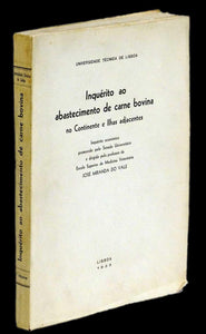 INQUÉRITO AO ABASTECIMENTO DE CARNE BOVINA NO CONTINENTE E ILHAS ADJACENTES - Loja da In-Libris
